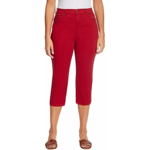 image:imageGloria Vanderbilt Womens Amanda Capri JeansRed