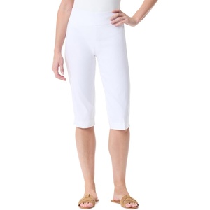 image:imageGloria Vanderbilt Womens Pull on Tummy Slimmer Capri StandardVintage White