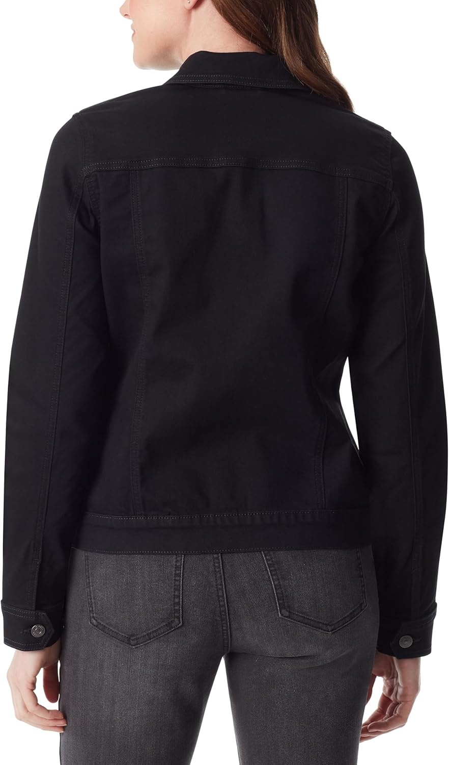 image:imageGloria Vanderbilt Womens Amanda Denim Jean Jacket StandardBlack