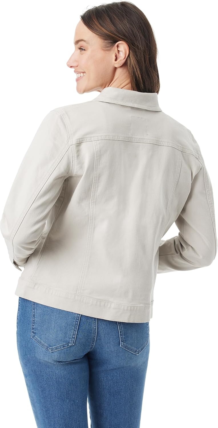 image:imageGloria Vanderbilt Womens Amanda Denim Jean Jacket StandardStonewood