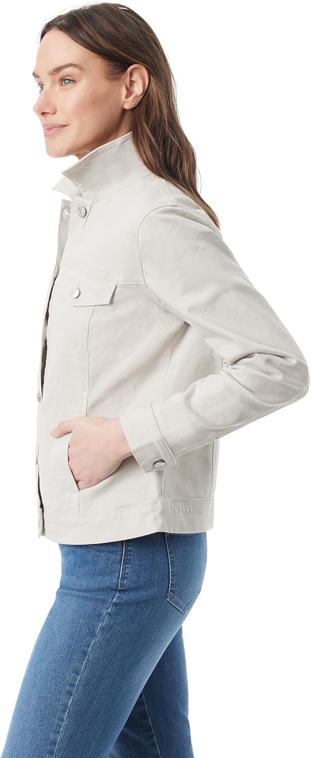image:imageGloria Vanderbilt Womens Amanda Denim Jean Jacket StandardStonewood
