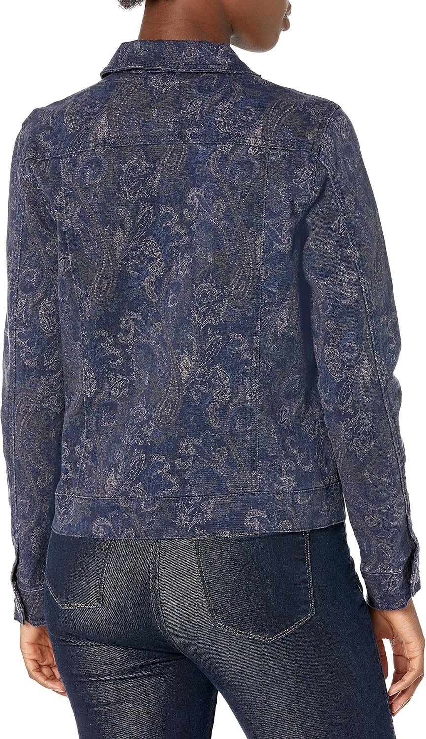 image:imageGloria Vanderbilt Womens Amanda Denim Jean JacketMarine Navy Underseads