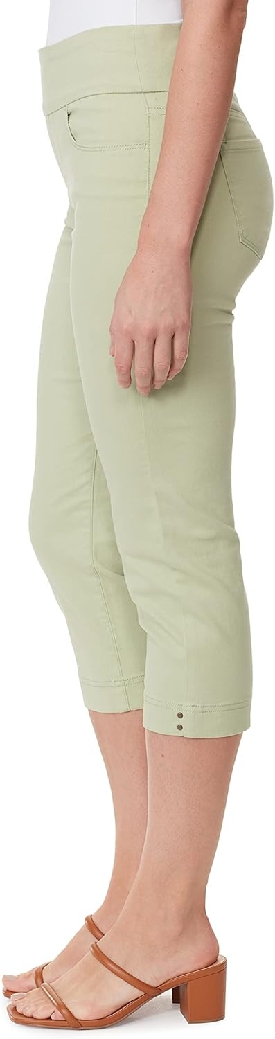 image:imageGloria Vanderbilt Womens Amanda Pull on CapriMatcha Latteds