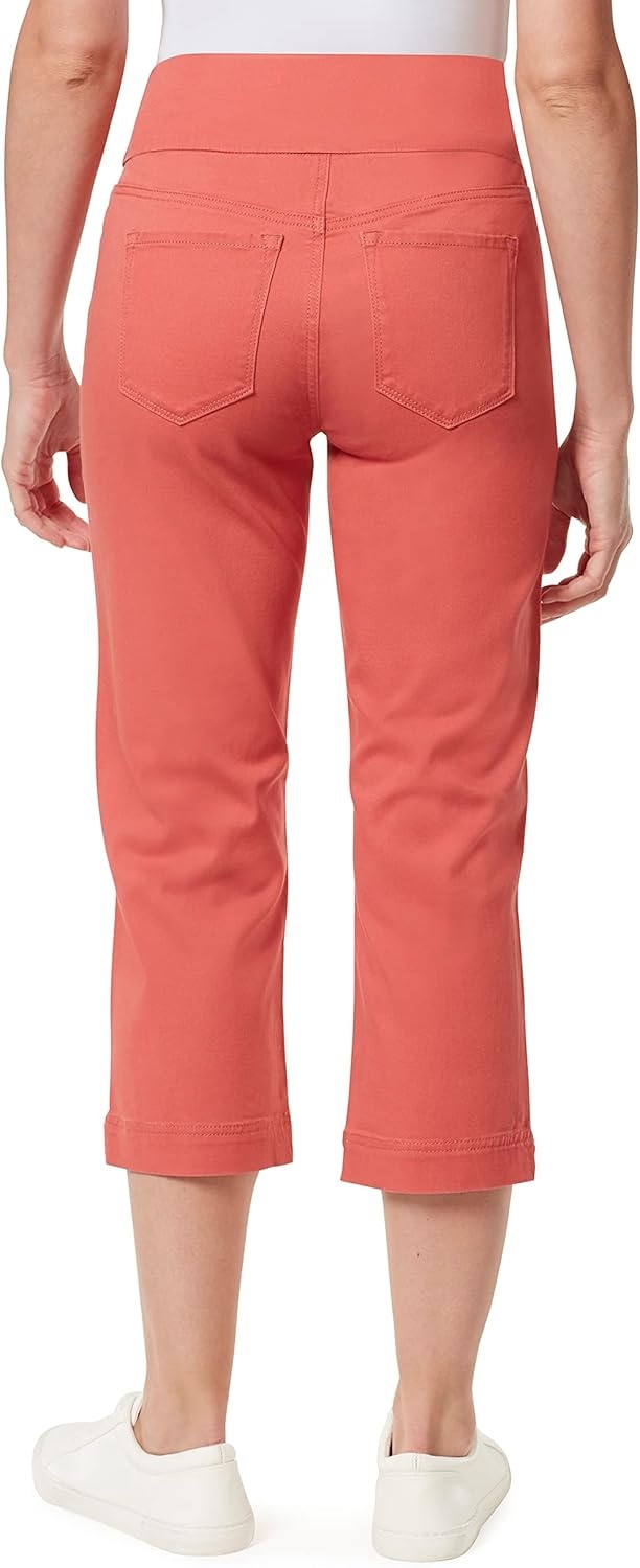 image:imageGloria Vanderbilt Womens Amanda Pull on CapriPersimmonds
