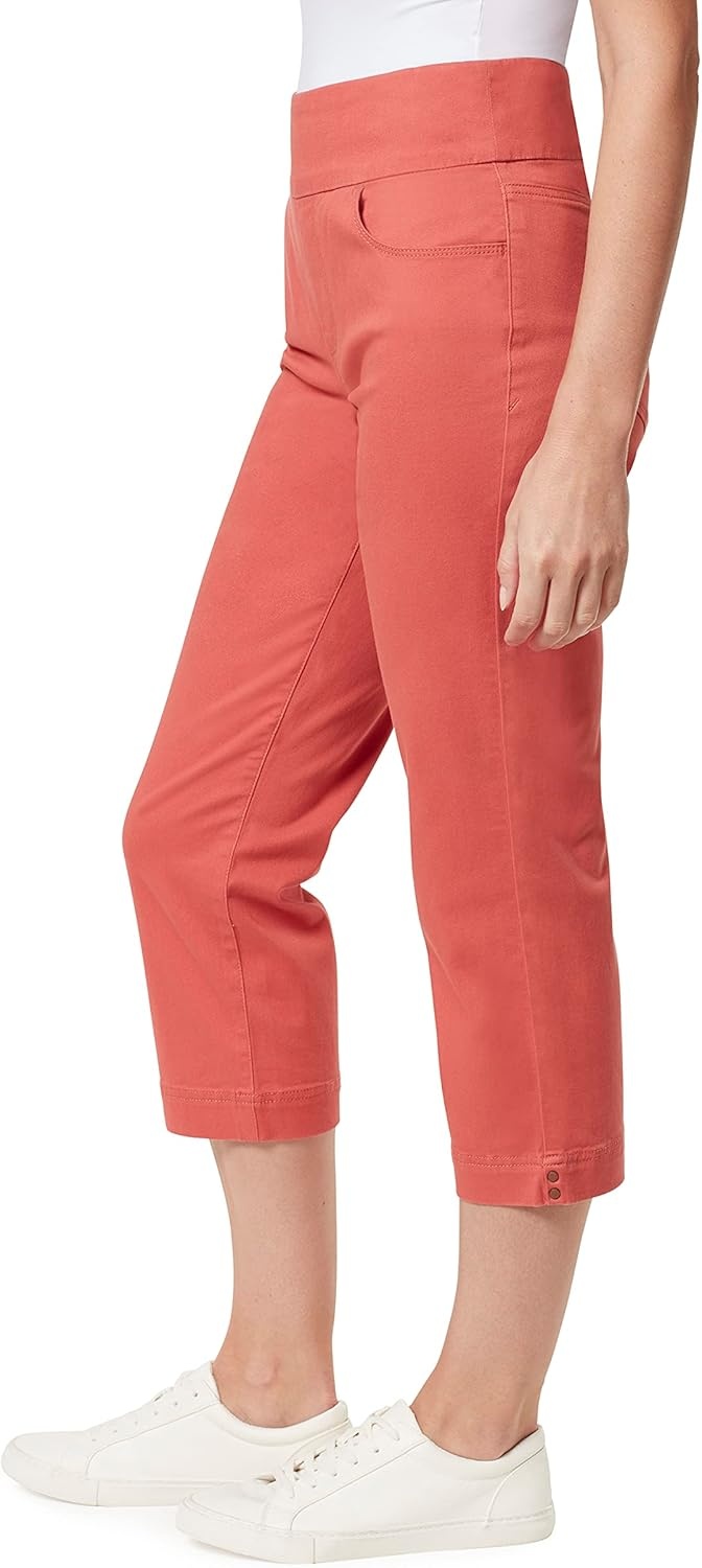 image:imageGloria Vanderbilt Womens Amanda Pull on CapriPersimmonds