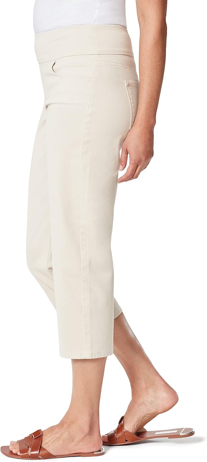 image:imageGloria Vanderbilt Womens Amanda Pull on CapriStonewoodds