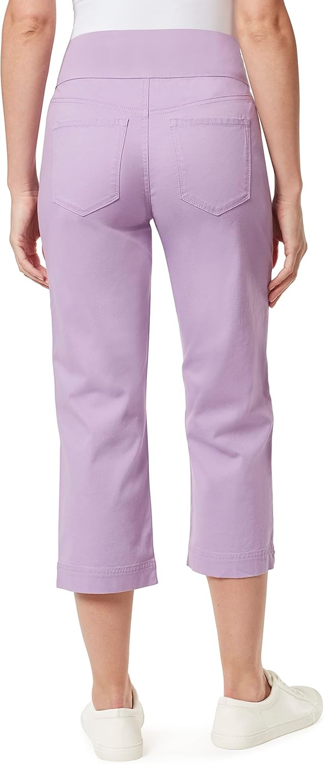 image:imageGloria Vanderbilt Womens Amanda Pull on CapriSweet Violetds