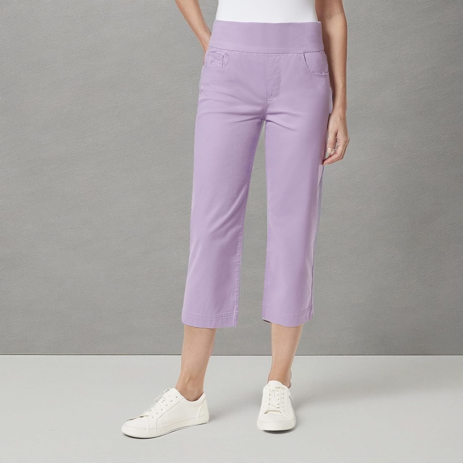 image:imageGloria Vanderbilt Womens Amanda Pull on CapriSweet Violetds
