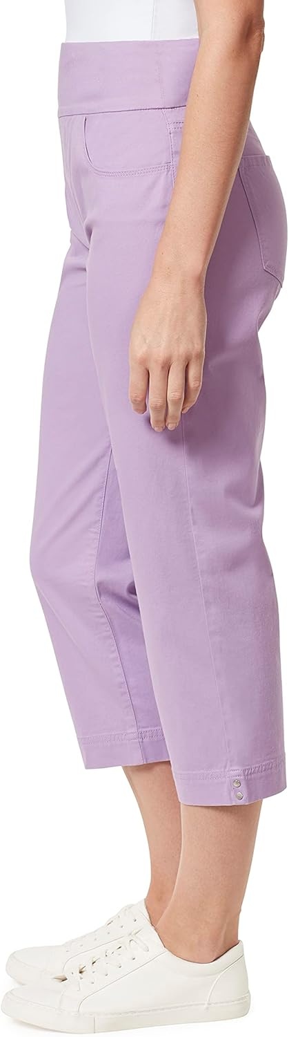 image:imageGloria Vanderbilt Womens Amanda Pull on CapriSweet Violetds