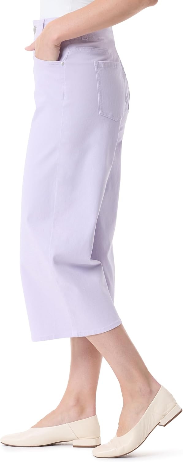 image:imageGloria Vanderbilt Womens Shape Effect Tummy Sculpt High Rise Culotte StandardLilac Dream