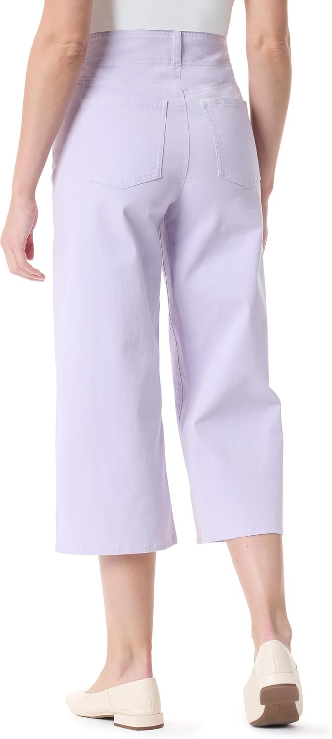 image:imageGloria Vanderbilt Womens Shape Effect Tummy Sculpt High Rise Culotte StandardLilac Dream
