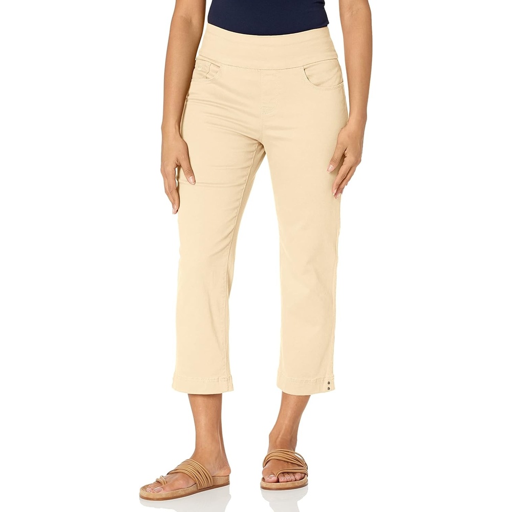 image:imageGloria Vanderbilt Womens Amanda Pull on CapriAlmond Cream