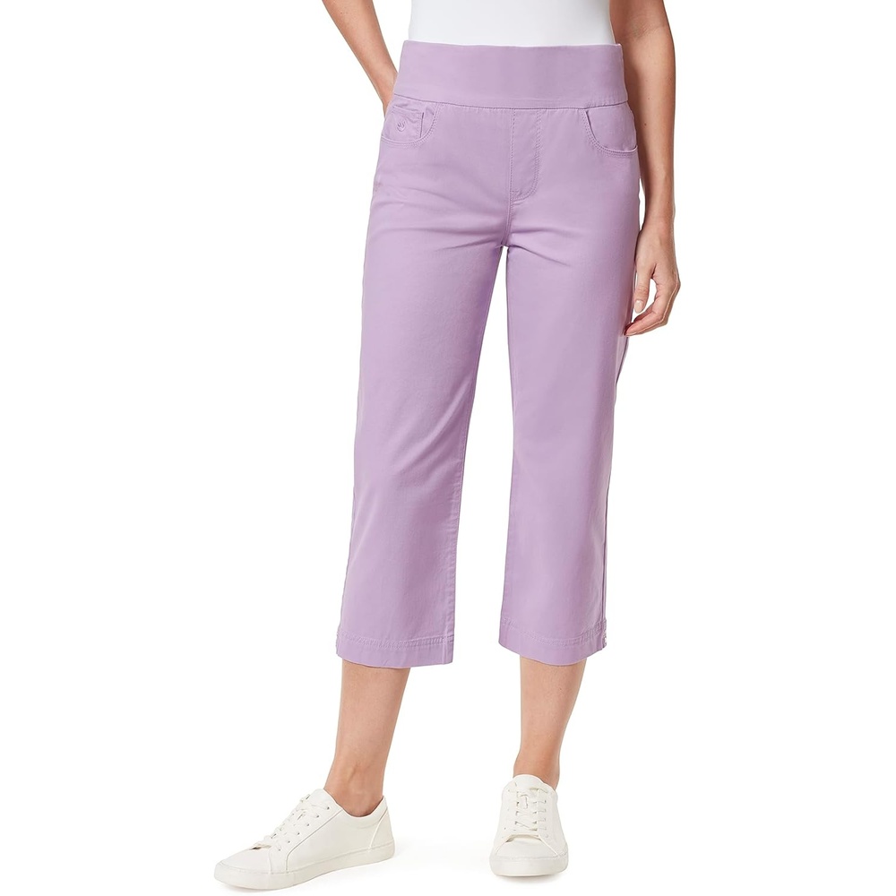 image:imageGloria Vanderbilt Womens Amanda Pull on CapriSweet Violetds