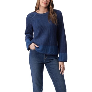 image:imageGloria Vanderbilt Womens Bree Long Sleeve Pullover Sweater StandardLiberty Blue Combo