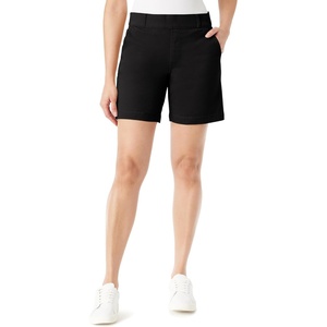 image:imageGloria Vanderbilt Womens Shape Effect Comfort Waist Pull on Short StandardBlack