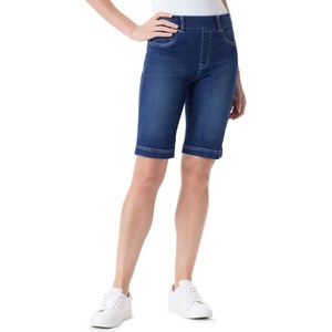 image:imageGloria Vanderbilt Womens Shape Effect Pull on Bermuda High Rise Short StandardMetz