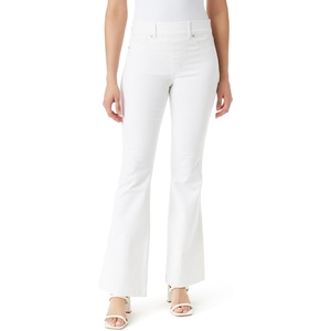 image:imageGloria Vanderbilt Womens Shape Effect Pull on High Rise Straight Leg Jean StandardVintage White