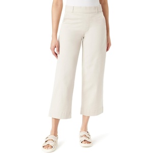 image:imageGloria Vanderbilt Womens Shape Effect Pull on High Rise Wide Leg Crop StandardStonewood  4 Pockets