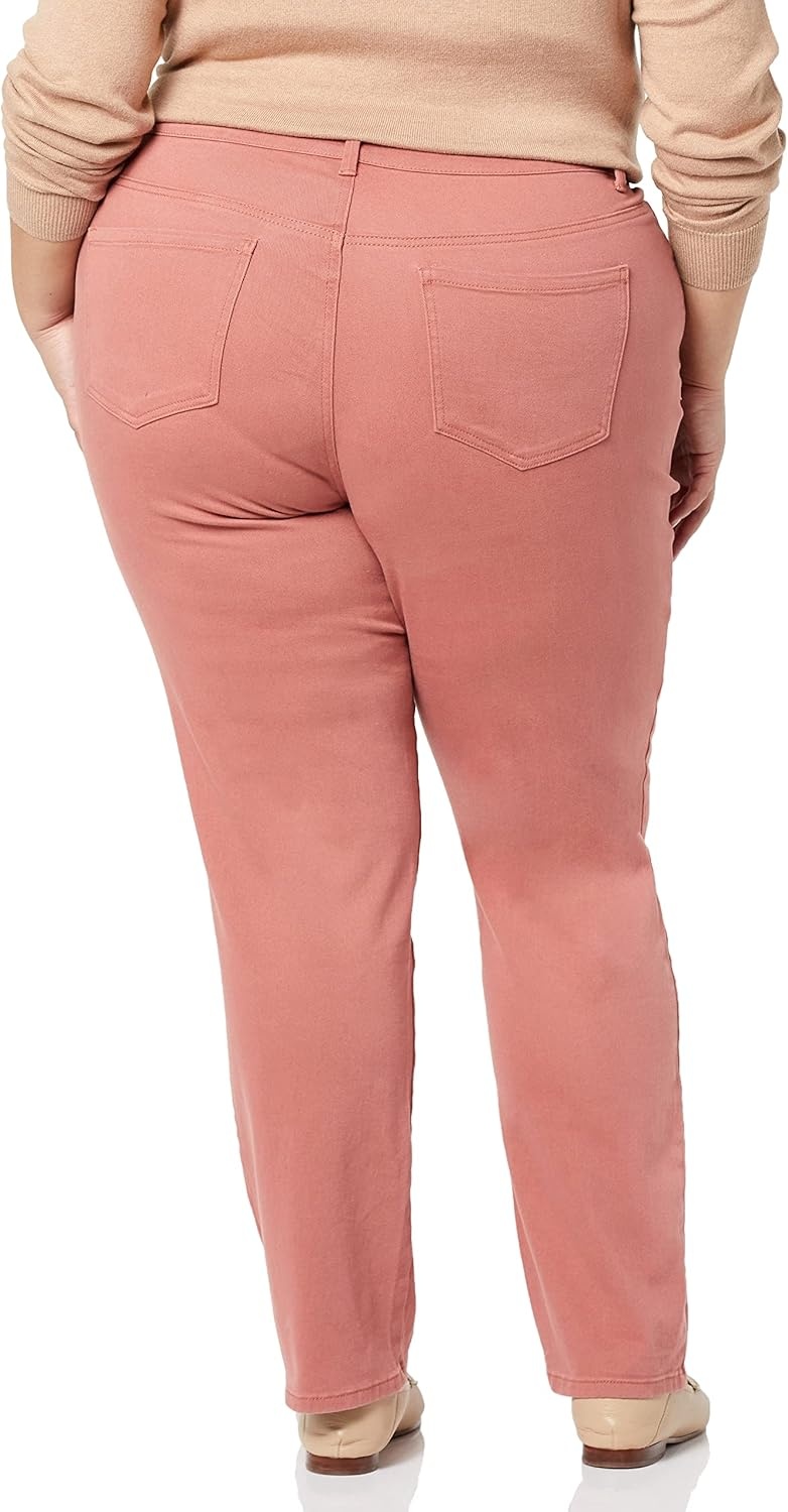image:imageGloria Vanderbilt Womens Amanda Classic High Rise Tapered Jean Plus SizeBegonia Bloom