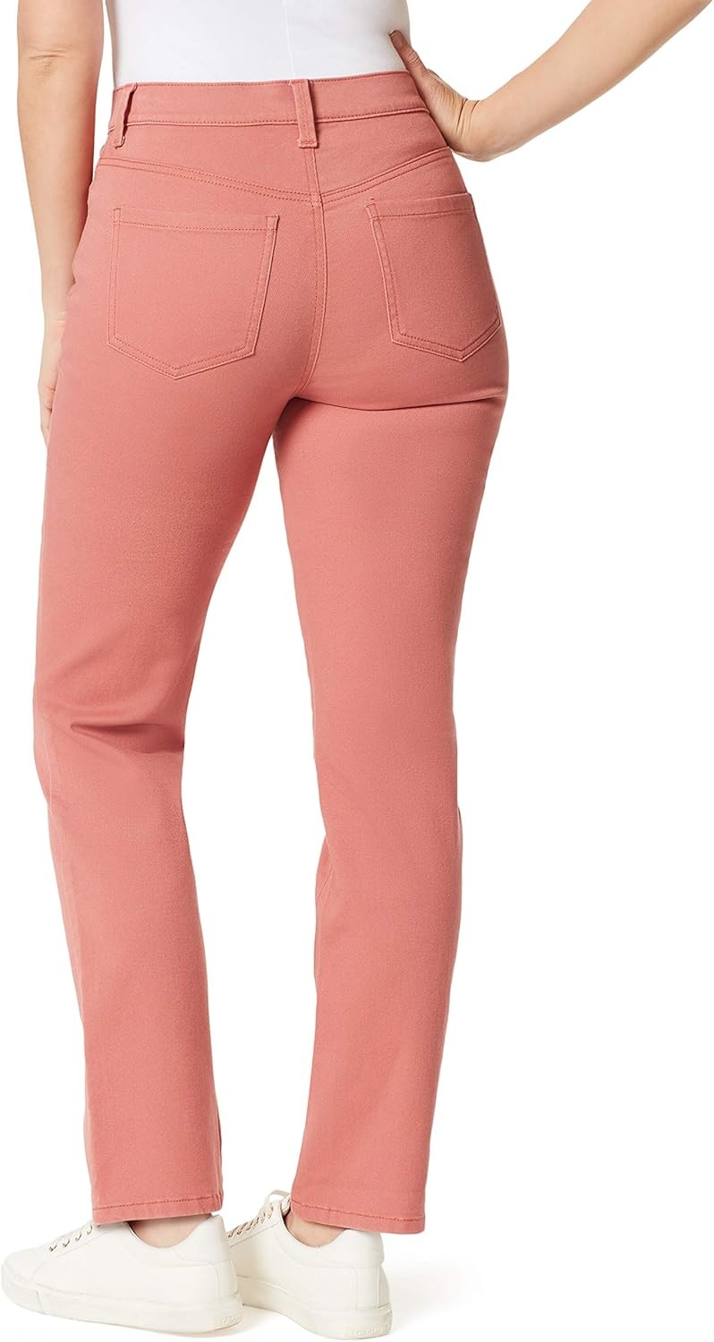 image:imageGloria Vanderbilt Womens Amanda Classic High Rise Tapered Jean Plus SizeBegonia Bloom