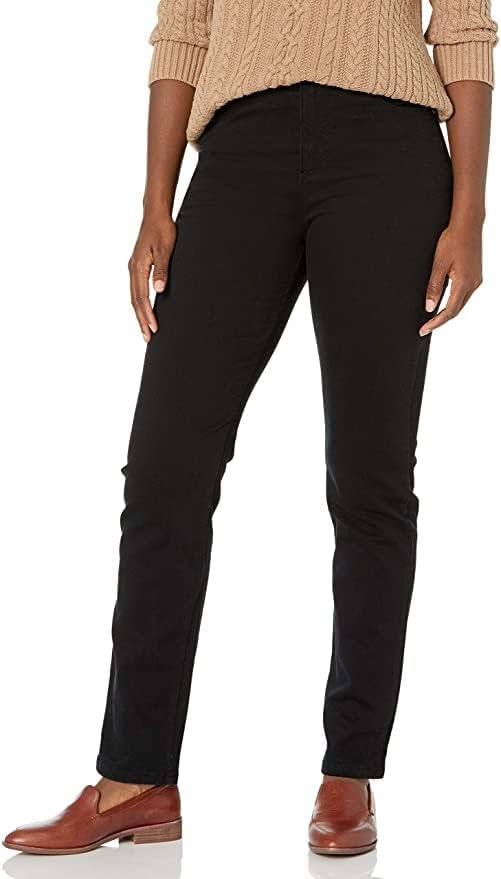 image:imageGloria Vanderbilt Womens Amanda Classic High Rise Tapered Jean Plus SizeBlack