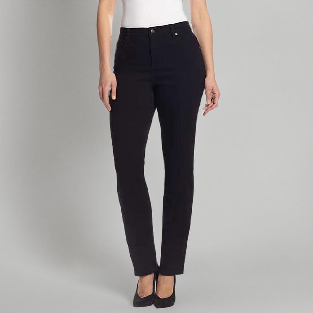 image:imageGloria Vanderbilt Womens Amanda Classic High Rise Tapered Jean Plus SizeBlack