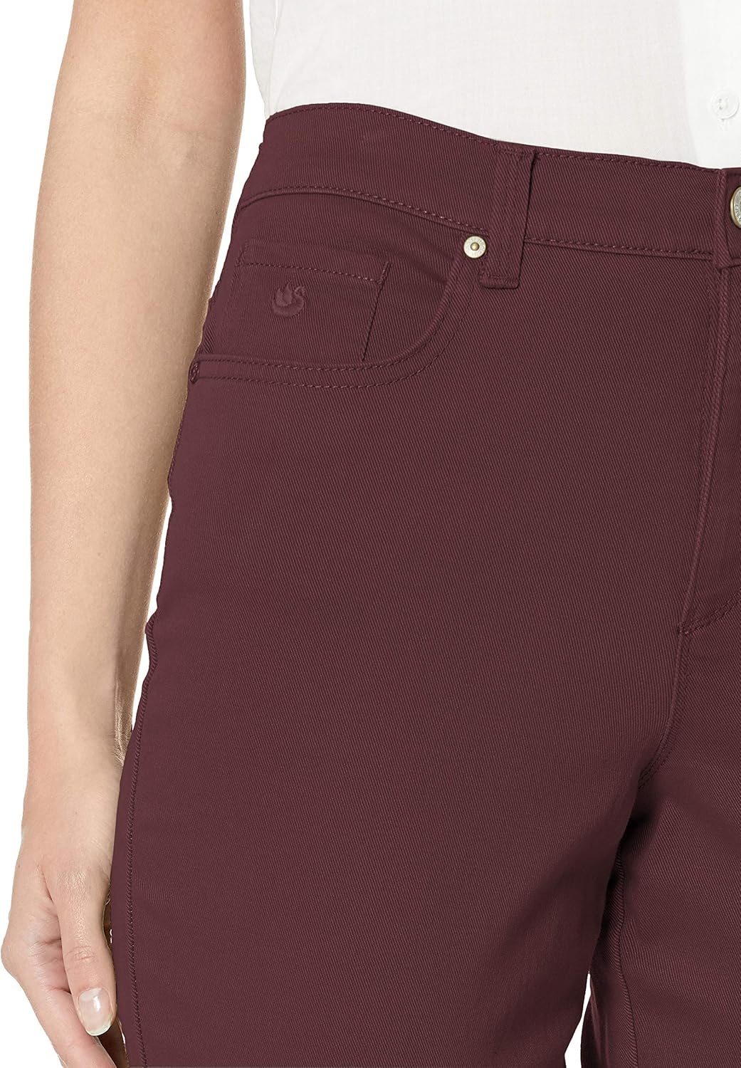 image:imageGloria Vanderbilt Womens Amanda Classic High Rise Tapered Jean Plus SizePort Wine