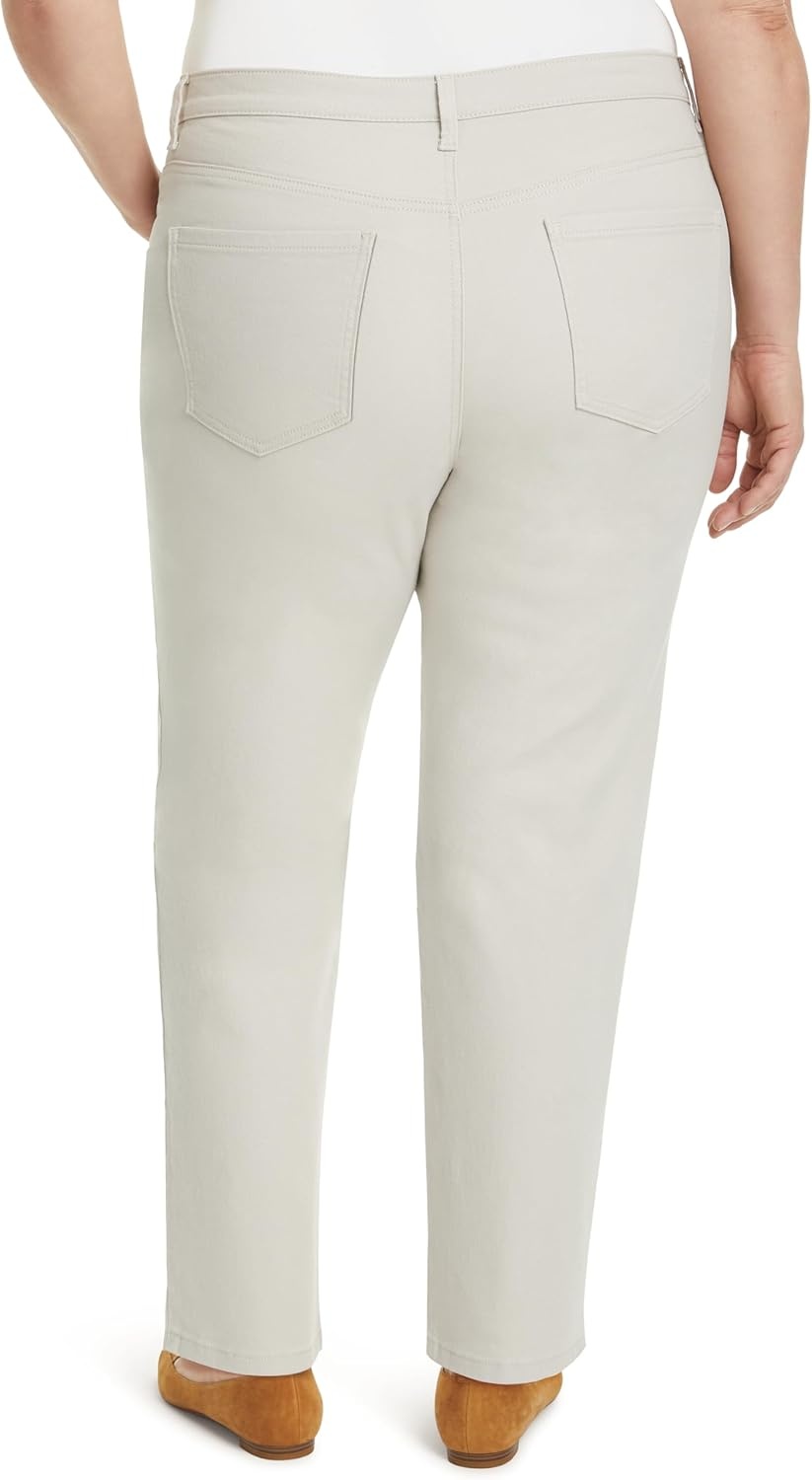 image:imageGloria Vanderbilt Womens Amanda Classic High Rise Tapered Jean Plus SizeStonewood