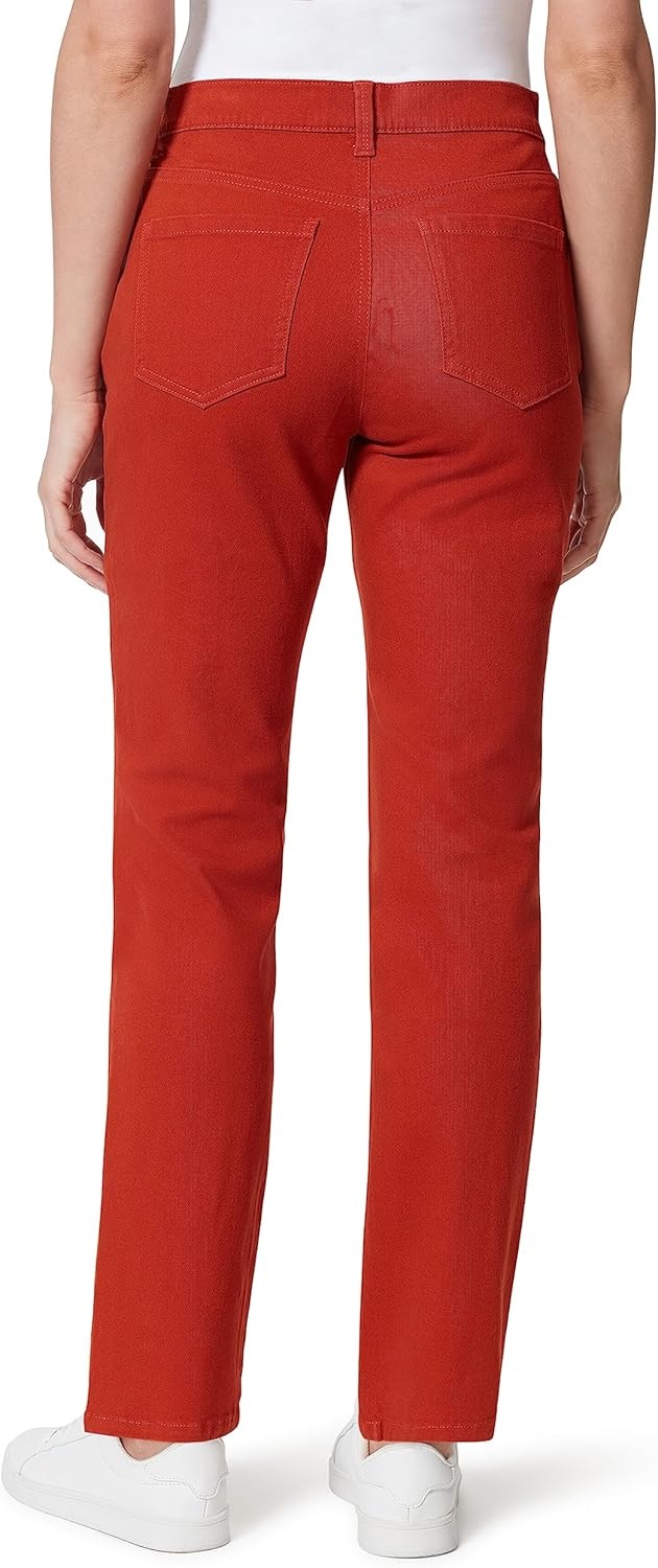 image:imageGloria Vanderbilt Womens Amanda Classic High Rise Tapered Jean Plus SizeTerracotta