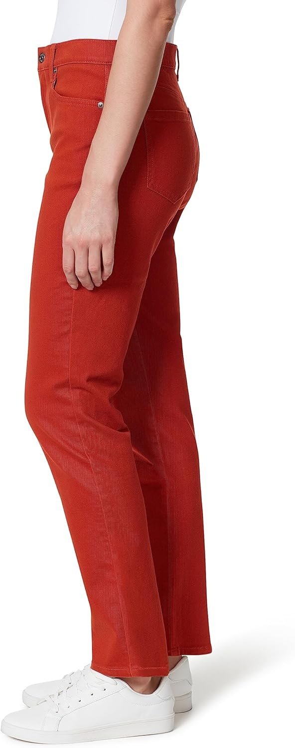 image:imageGloria Vanderbilt Womens Amanda Classic High Rise Tapered Jean Plus SizeTerracotta