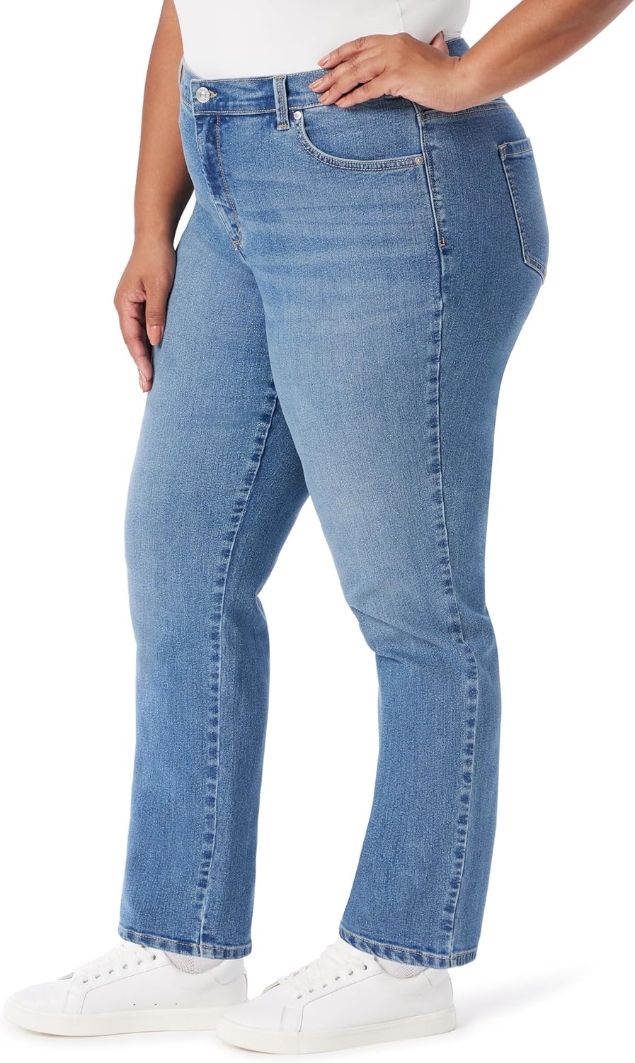 image:imageGloria Vanderbilt Womens Amanda Classic High Rise Tapered Jean PlusGrand Rapids Whiskers