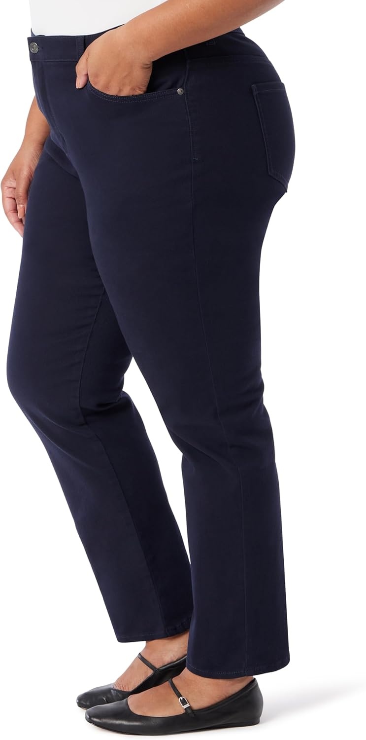 image:imageGloria Vanderbilt Womens Amanda Classic High Rise Tapered Jean PlusMidnight Affair