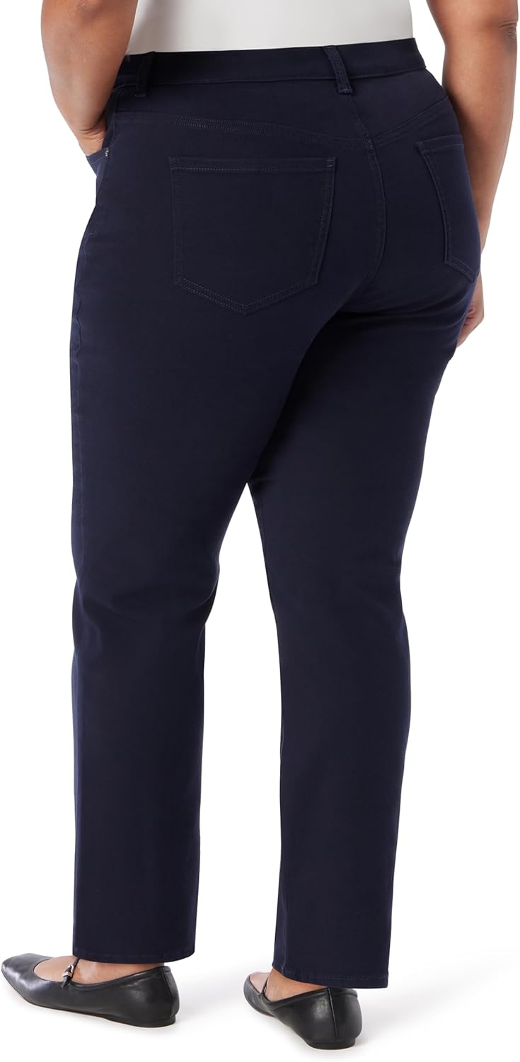 image:imageGloria Vanderbilt Womens Amanda Classic High Rise Tapered Jean PlusMidnight Affair