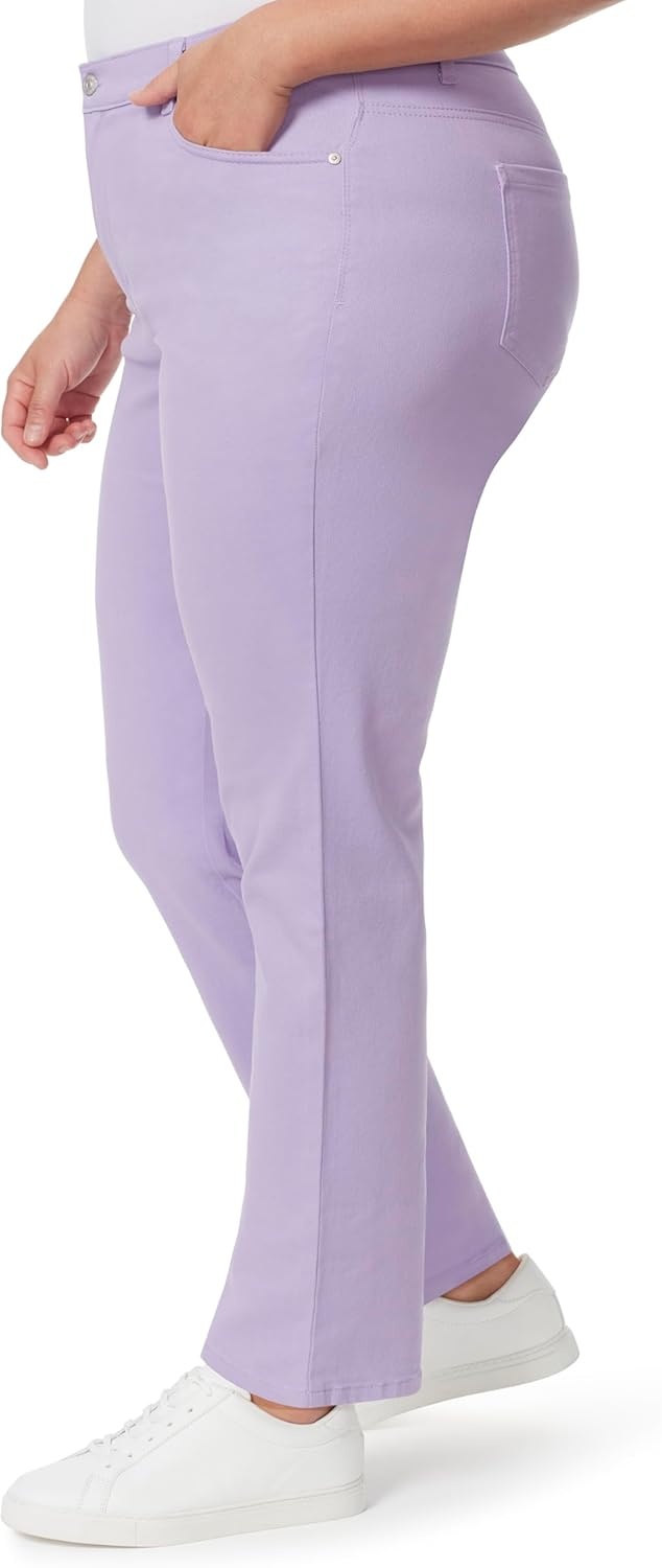 image:imageGloria Vanderbilt Womens Amanda Classic High Rise Tapered Jean PlusSweet Violet