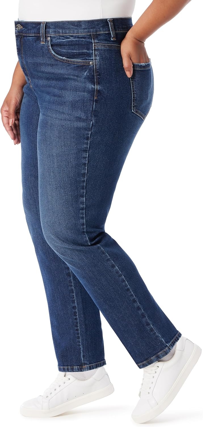 image:imageGloria Vanderbilt Womens Amanda Classic High Rise Tapered Jean PlusTisdale Whiskers