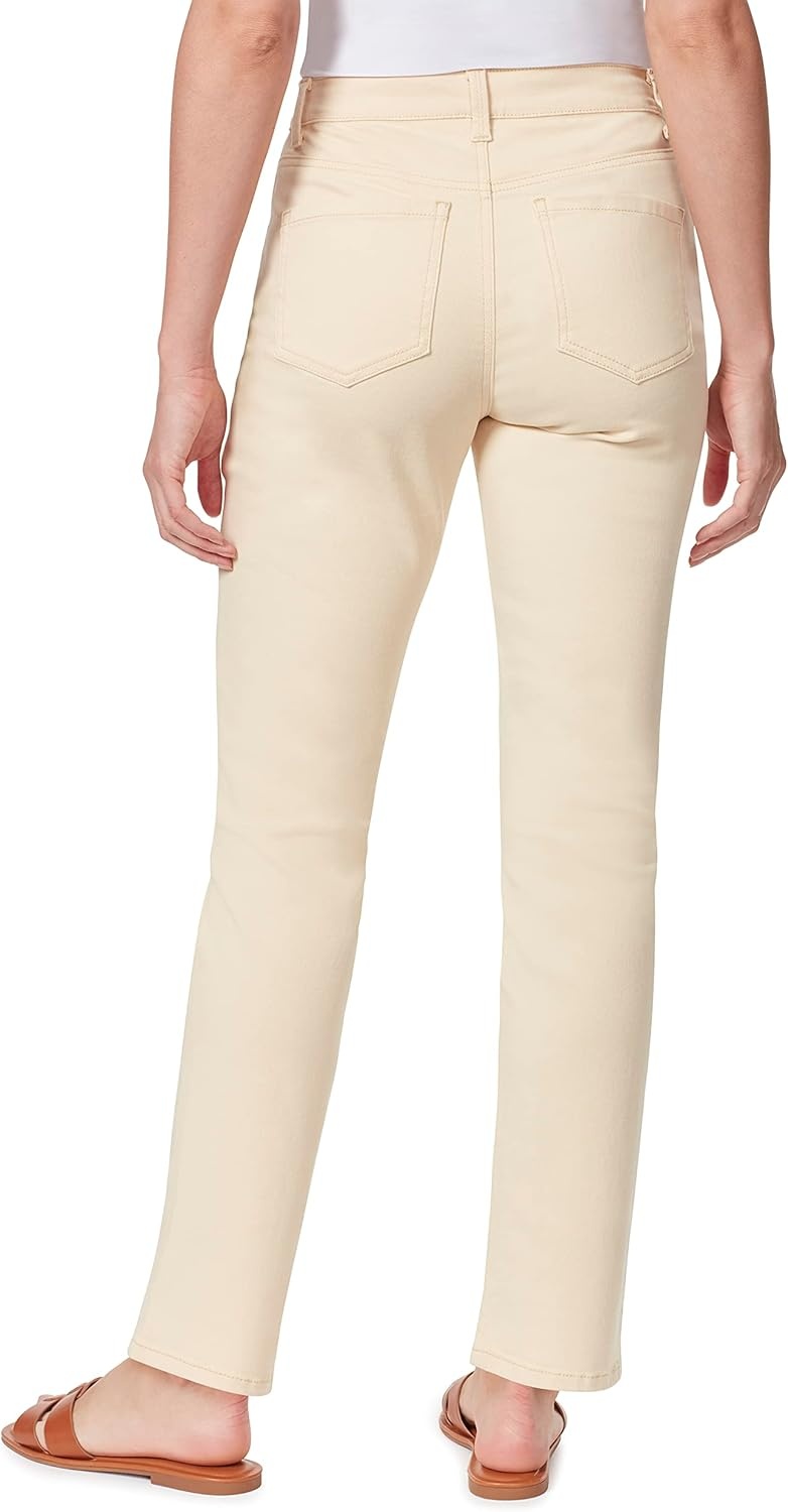 image:imageGloria Vanderbilt Womens Classic Tapered Amanda JeansAlmond Cream
