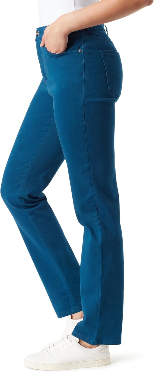 image:imageGloria Vanderbilt Womens Classic Tapered Amanda JeansBlue Kyanite