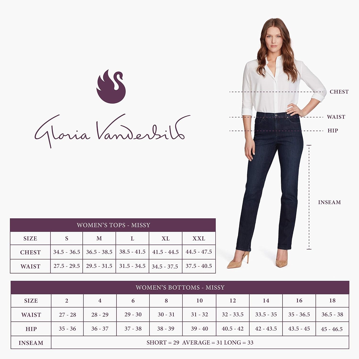 image:imageGloria Vanderbilt Womens Classic Tapered Amanda JeansFrisco