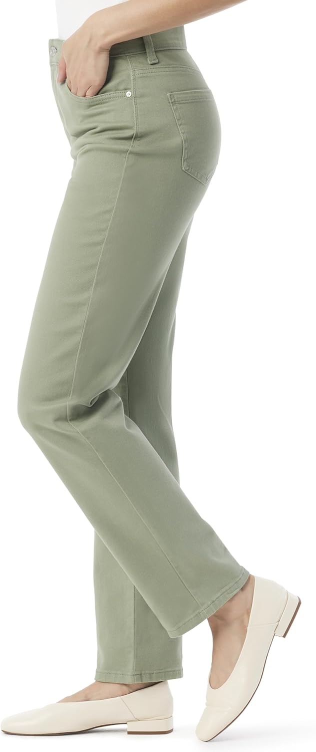 image:imageGloria Vanderbilt Womens Classic Tapered Amanda JeansGarden Sage