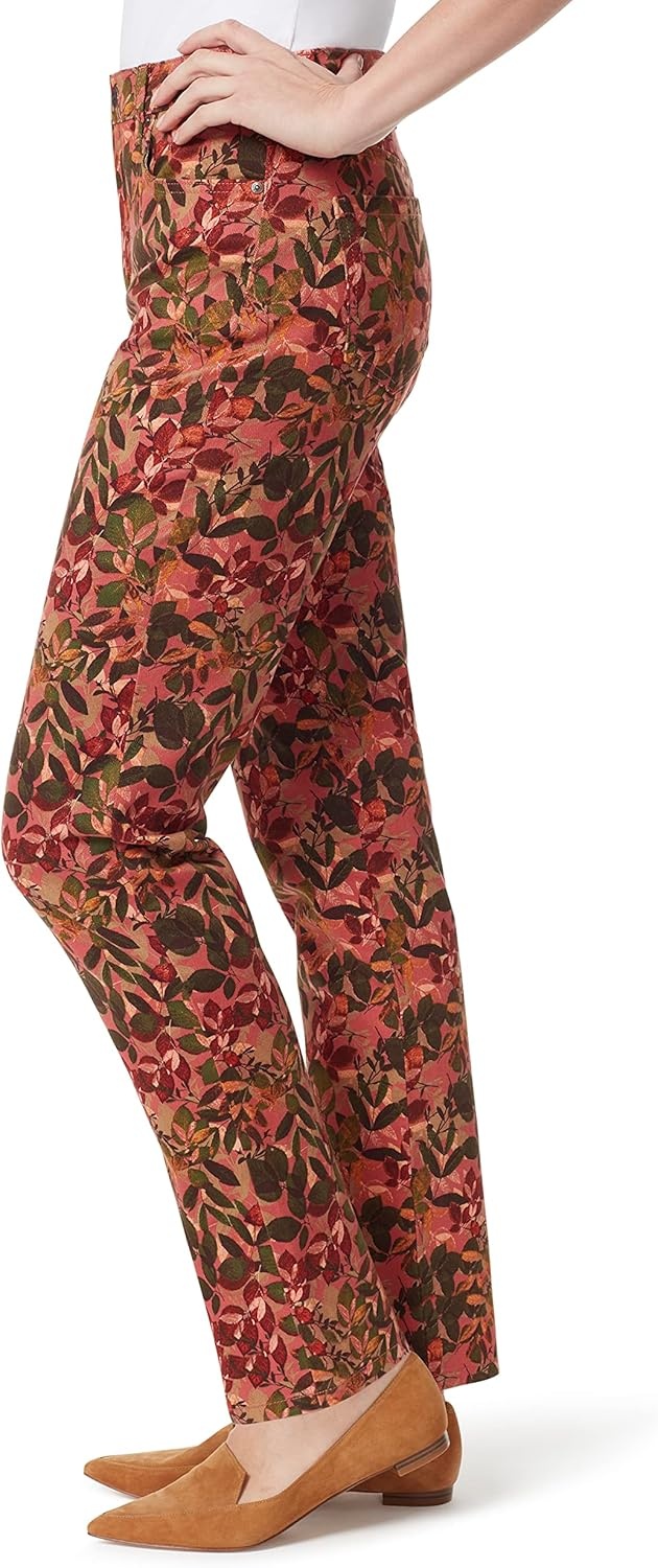 image:imageGloria Vanderbilt Womens Classic Tapered Amanda JeansGlen Rose Autumn Leaves