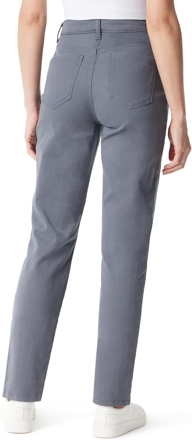 image:imageGloria Vanderbilt Womens Classic Tapered Amanda JeansGrey Dusk