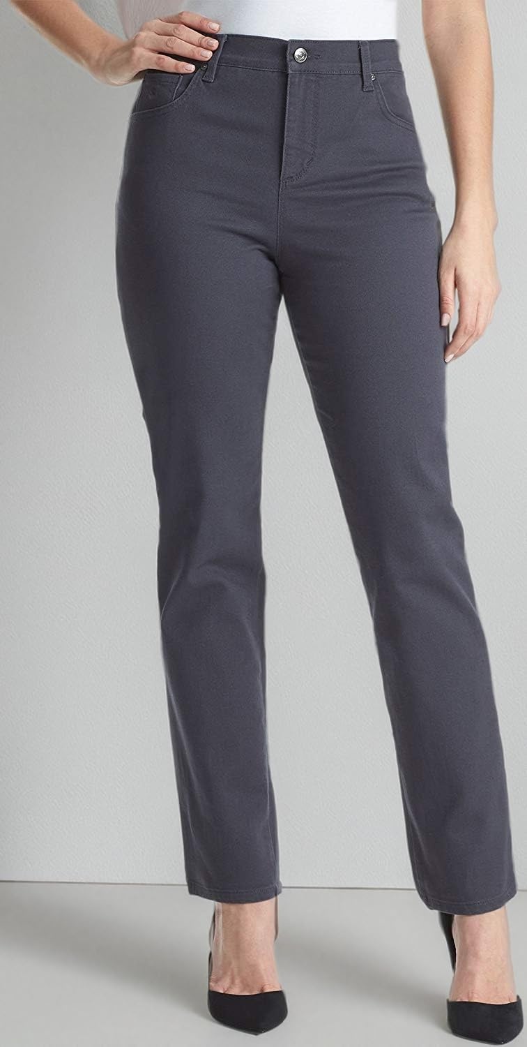 image:imageGloria Vanderbilt Womens Classic Tapered Amanda JeansGrey Twilight