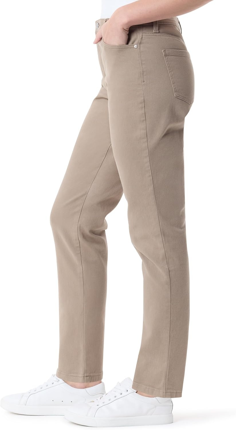 image:imageGloria Vanderbilt Womens Classic Tapered Amanda JeansHazelnut