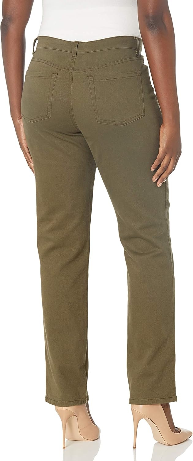 image:imageGloria Vanderbilt Womens Classic Tapered Amanda JeansOlive Leaf