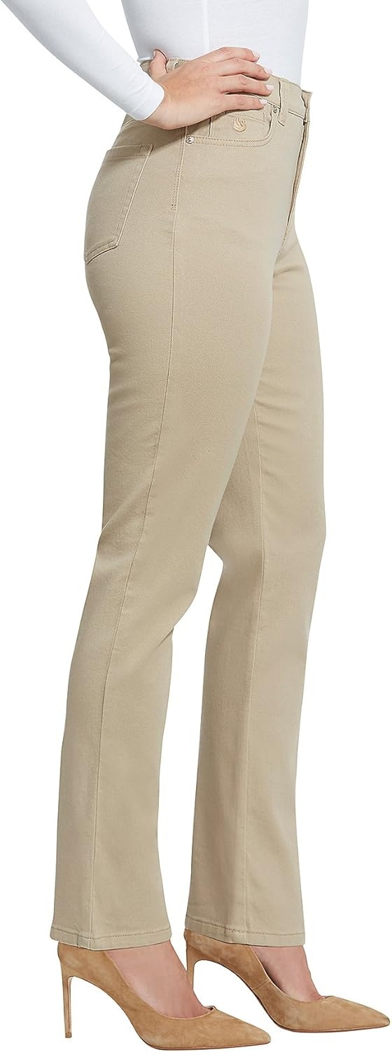 image:imageGloria Vanderbilt Womens Classic Tapered Amanda JeansPerfect Khaki