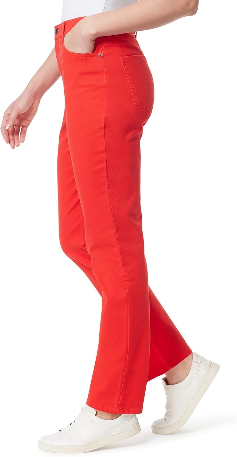 image:imageGloria Vanderbilt Womens Classic Tapered Amanda JeansRed Spark