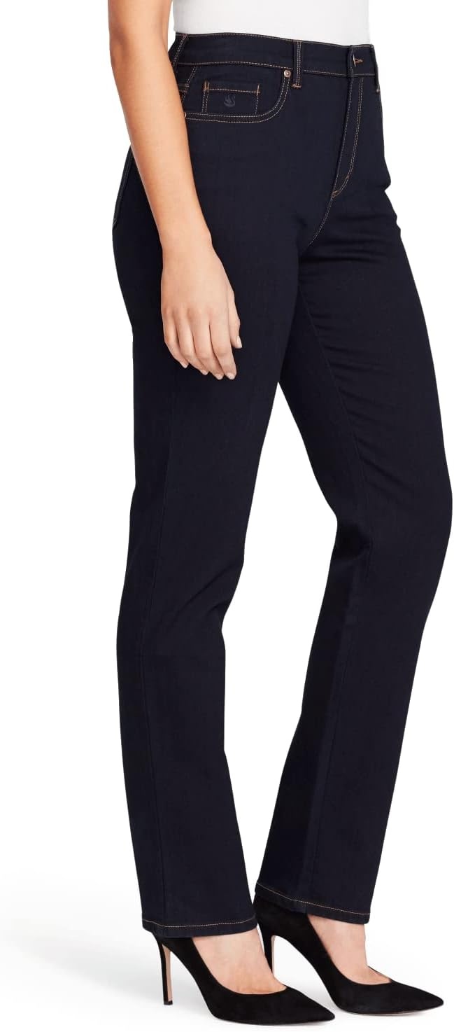 image:imageGloria Vanderbilt Womens Classic Tapered Amanda JeansRinse Noir