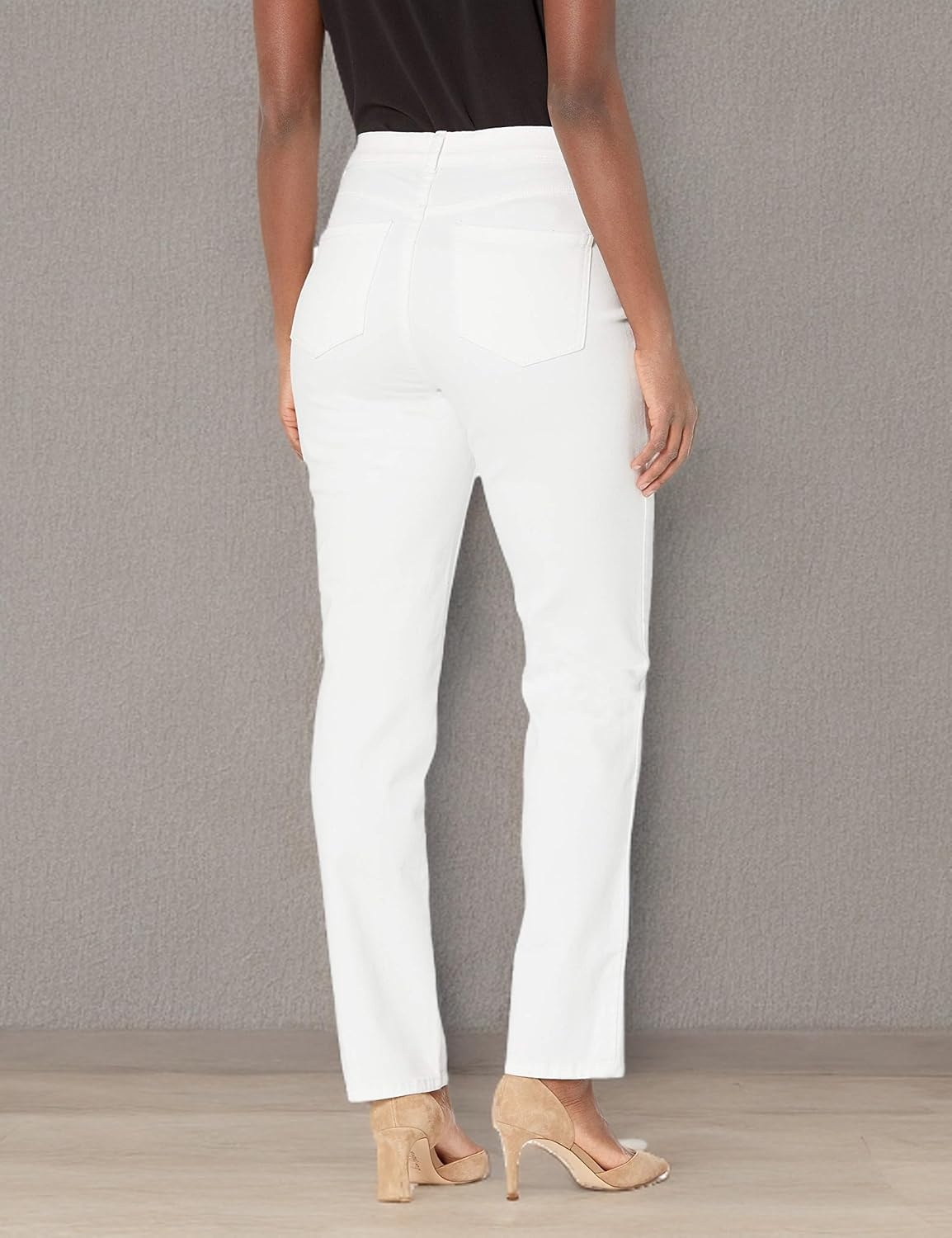 image:imageGloria Vanderbilt Womens Classic Tapered Amanda JeansShell White