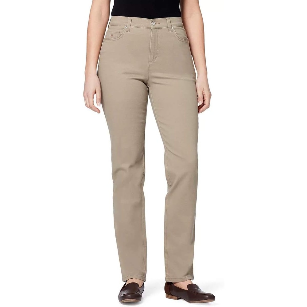 image:imageGloria Vanderbilt Ladies Amanda Stretch Denim Jean TallHazelnut