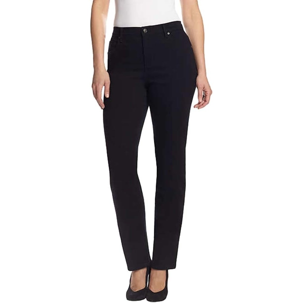 image:imageGloria Vanderbilt Womens Amanda Classic High Rise Tapered Jean Plus SizeBlack